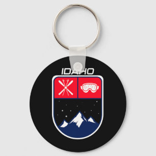 Chaveiro Ski Idaho Mountain Skiing Trilha Skier Goggle Pole