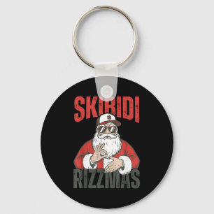 Chaveiro Skibidi Rizzmas 6 7 Natal Papai Noel Seis Sete