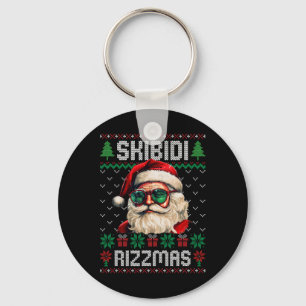 Chaveiro Skibidi Rizzmas Natal Divertido Gíria da Geração A