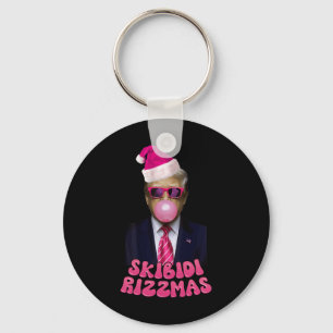 Chaveiro Skibidi Rizzmas Natal Pink Trump Bubble Gum Ch