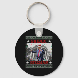 Chaveiro Skibidi Rizzmas Natal Rizz Donald Trum Carisma