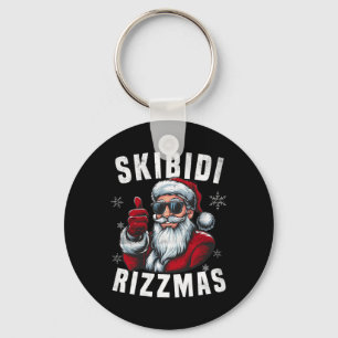Chaveiro Skibidi Rizzmas Natal Rizz Santa Claus Charismo