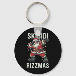 Chaveiro Skibidi Rizzmas Natal Santa Feliz Claus Rizz M