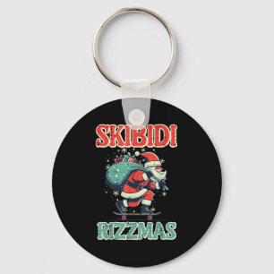 Chaveiro Skibidi Rizzmas Papai Noel Natal Divertido Meninos