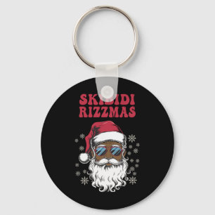 Chaveiro Skibidi Rizzmas Santa Feliz de Natal Rizz M