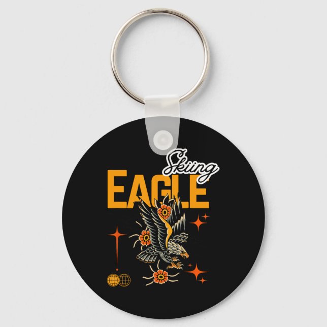 Chaveiro Skiing Eagle (Frente)