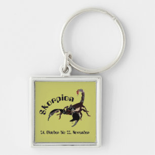 Chaveiro Skorpion 24. Okt. bis 22. Nov. Schlüsselanhänger
