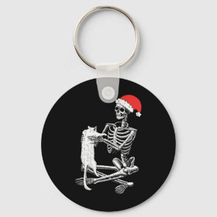 Chaveiro Skull Cat Natal