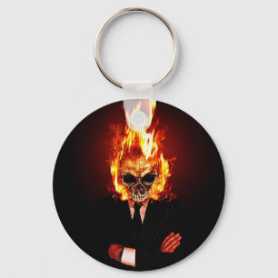 Chaveiro Skull ele incêndio