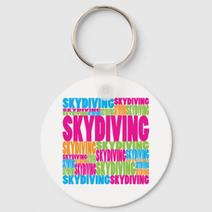 Chaveiro Skydiving colorido