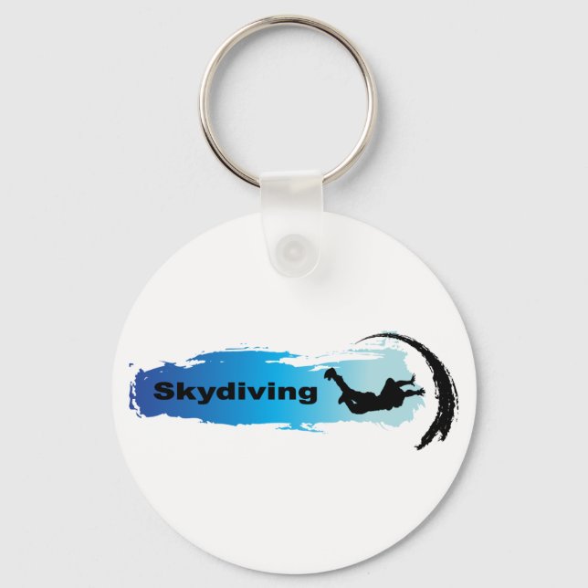 Chaveiro Skydiving Único (Frente)