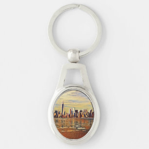 Chaveiro Skyline abstrato Nova York