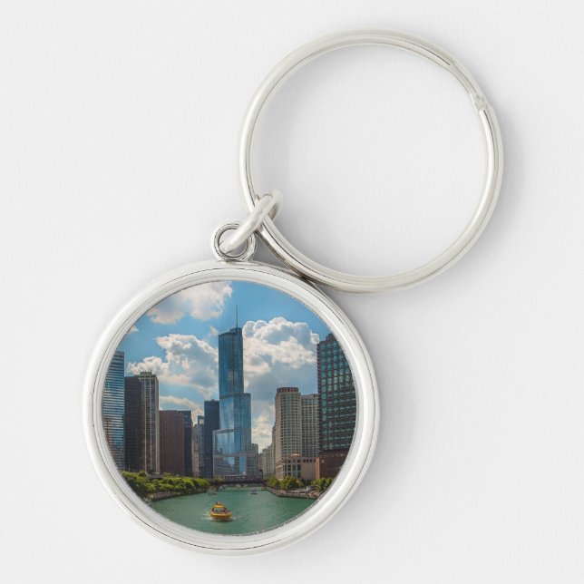 Chaveiro Skyline Chicago (Frente)