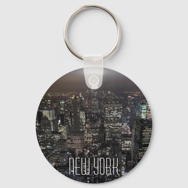 Chaveiro Skyline Key Chain New York Souvenirs (Frente)
