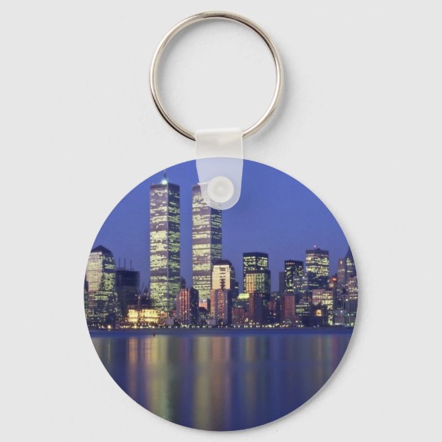 Chaveiro Skyline Nova York com World Trade Center (Frente)