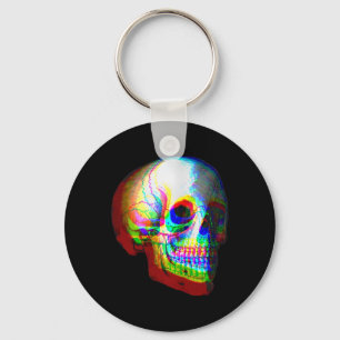 Chaveiro Skype Trippy Vaporwave Halloween Techno Rave Edm M