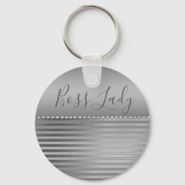 Chaveiro Sleek Silver Boss Lady