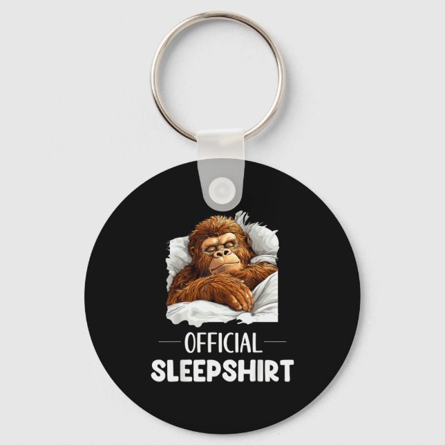 Chaveiro Sleepshirt Sleeng Bigfoot Sasquatch Lovers Pajama  (Frente)