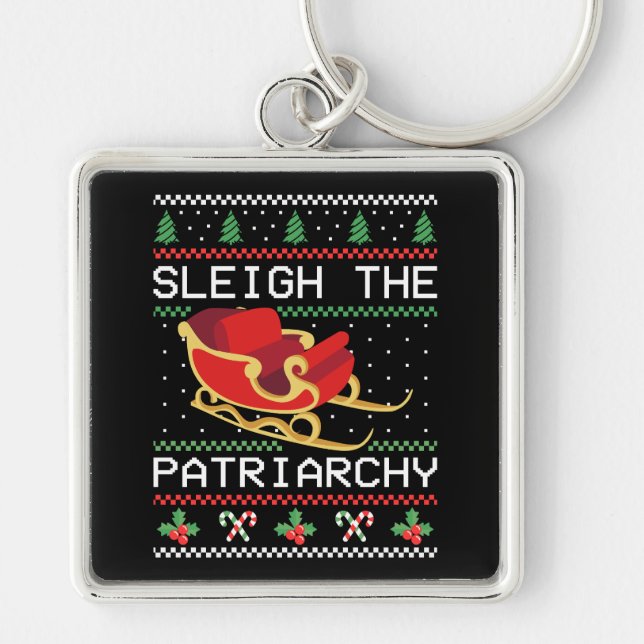 Chaveiro Sleigh O Patriarcado I (Frente)