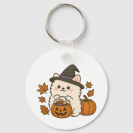 Chaveiro Sleutelhanger Halloween Pomeranian – Cute & Spooky