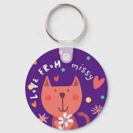 Chaveiro sleutelhanger 'love from'