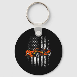 Chaveiro Slingshot Car American Flag 4 De Julho