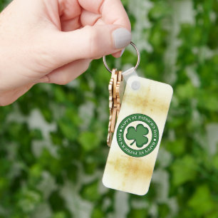 Chaveiro SlipperyJoe comemorando a Iris do Dia de São Patrí