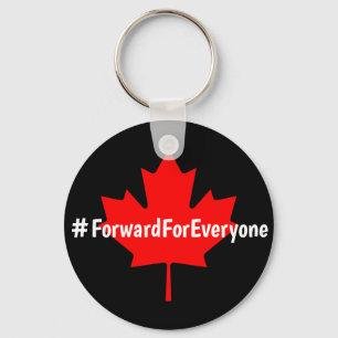 Chaveiro Slogan do Partido Liberal do Canadá #ForwardForAl