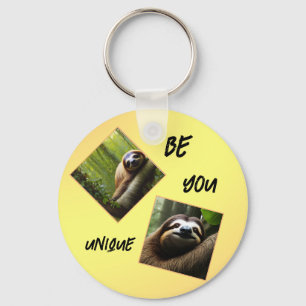 Chaveiro Sloth "Be You Unique",