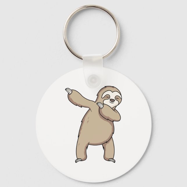 Chaveiro Sloth Dab (Frente)
