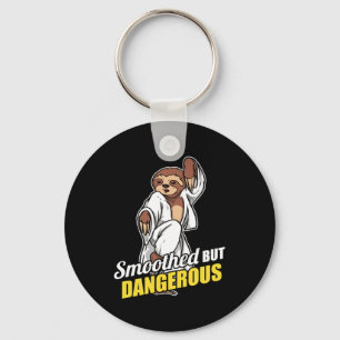 Chaveiro Sloth Karate Kung Fu Gift Suavizado, Mas Perigoso