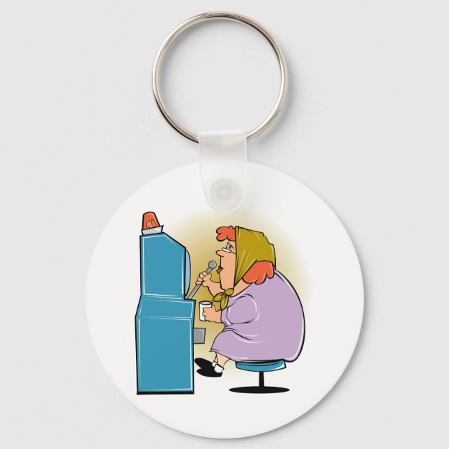 Chaveiro Slots da máquina de slot - Jogue para ganhar (Frente)