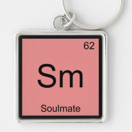 Chaveiro Sm - Soulmate Funny Chemistry Element Symbol Tee