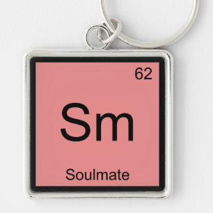 Chaveiro Sm - Soulmate Funny Chemistry Element Symbol Tee