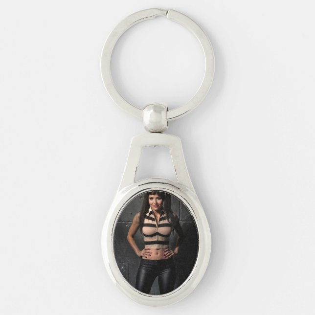 Chaveiro Smile Corner metal keychain (Frente)
