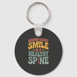 Chaveiro Smile Healthy Spine Chiropractor Cote Design