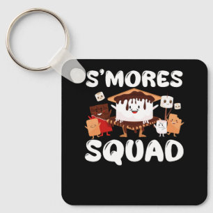Chaveiro S'mores Marshmallow Funny Smores Squad Camping Ca