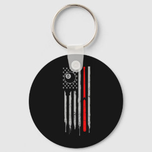 Chaveiro Snooker Design 4 de julho Patriótico Americano F A