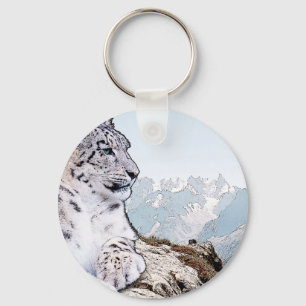 Chaveiro Snow Lepard