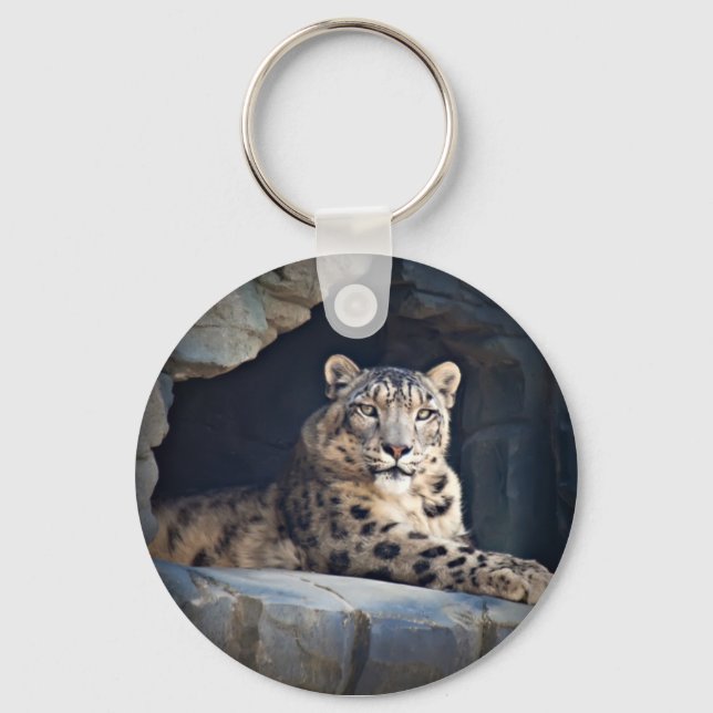 Chaveiro Snow Lepard (Frente)