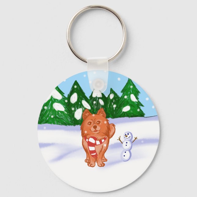 Chaveiro Snow Puppy (Frente)