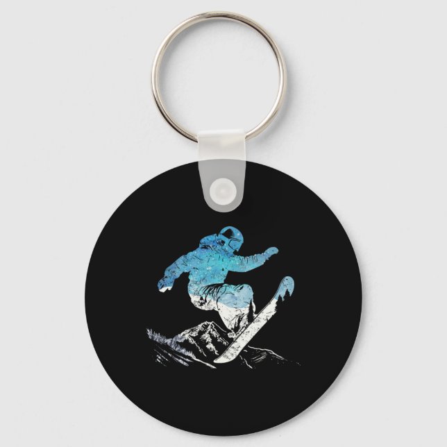 Chaveiro Snowboard 10 (Frente)