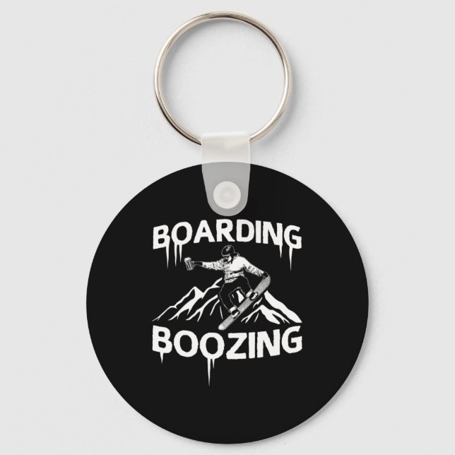 Chaveiro Snowboard Boozing (Frente)