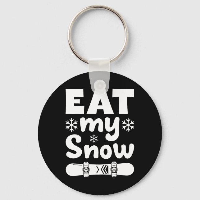 Chaveiro Snowboard Come My Snowboard Shirt Para Mem W (Frente)