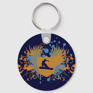 Chaveiro snowboard. de alta fidelidade. v.3