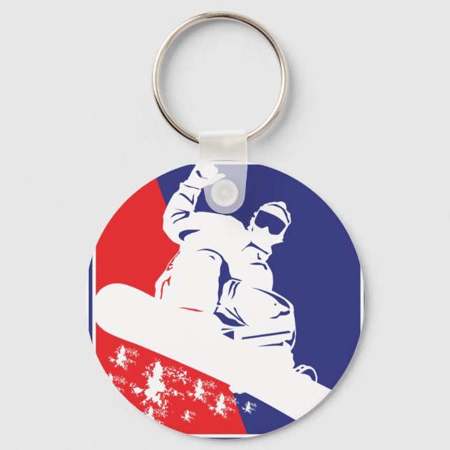 Chaveiro Snowboard/EUA (Frente)