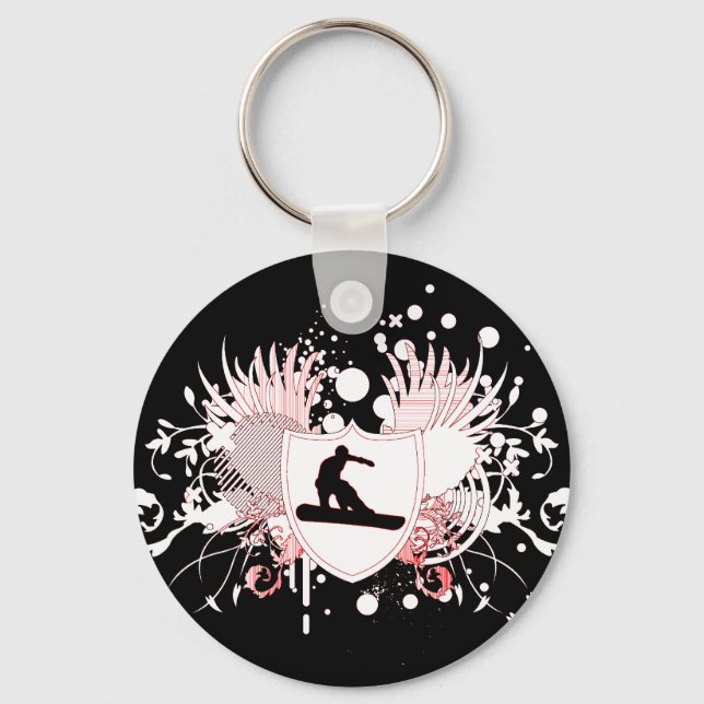 Chaveiro snowboard. hi-fi. v.3 (Frente)