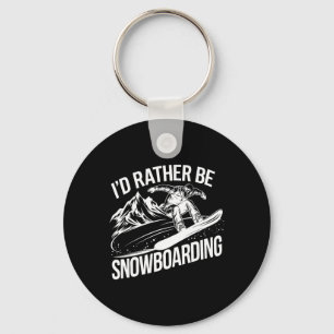 Chaveiro Snowboard Lover Humor Design Funny Snowboarder