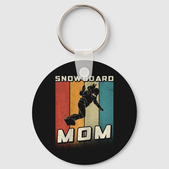 Chaveiro Snowboard Mãe Snowboard Mãe Snowboard Mãe Snowboar (Frente)