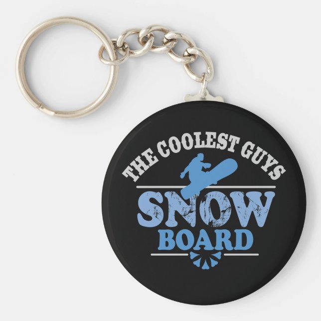 Chaveiro Snowboard mais fixe do Cara (Frente)